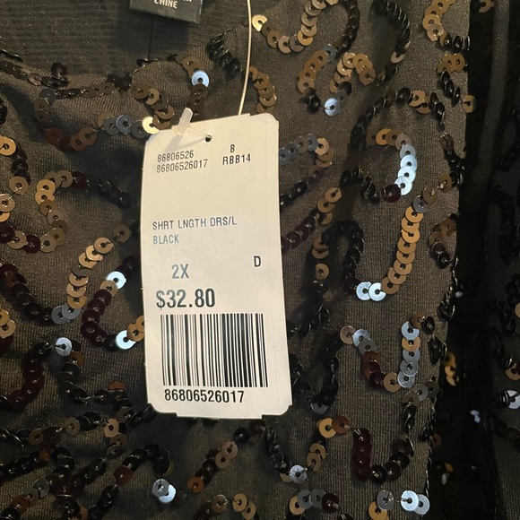 NWT Forever 21 sequined mini dress size 2x - Picture 4 of 4